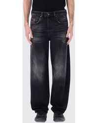 DIESEL - D-Macro Wide-Leg Jeans - Lyst
