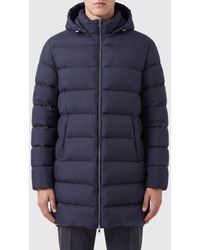 Herno - Long Water-Repellent Quilted Nylon Down Jacket With Hood - Lyst