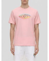 CASABLANCA - Printed Organic Cotton T-Shirt - Lyst