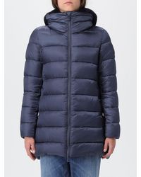 Save The Duck - Piumino Jade Con Cappuccio E Pettorina Ecopelliccia Staccabile - Lyst