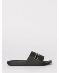 Just Cavalli - Rubber Sliders With Printed Logo - Lyst