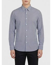 Tom Ford - Striped Cotton And Silk Shirt - Lyst