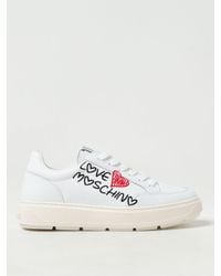 Love Moschino - Sneakers Bold 40 in pelle a grana - Lyst