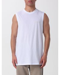 ARMANI EXCHANGE - Cotton Jersey Tank Top With Logo - Lyst