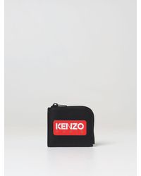 KENZO - Portacarte di credito in pelle - Lyst