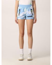 Barrow - Shorts With Print And Smile - Lyst