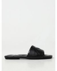 Emporio Armani - Flat Sandals - Lyst