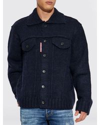 DSquared² - Knit Jean Jacket - Lyst