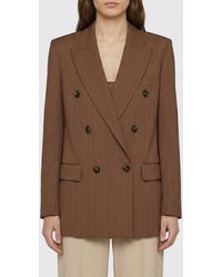 Stella McCartney - Double-Breasted Viscose Blazer - Lyst