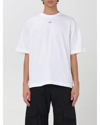 Off-White c/o Virgil Abloh - Crew Neck T -Shirt mit Ausdruck - Lyst