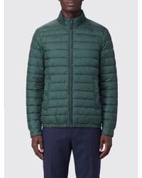 Herno - Short Quilted Nylon Puffer Jacket With High Collar And Elasticated Hem - Lyst