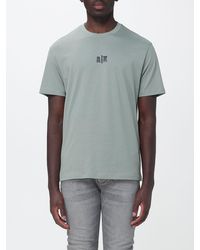 ARMANI EXCHANGE - Rundhals-T-Shirt Mit Logo-Patch - Lyst