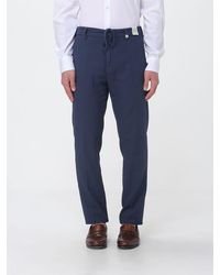 Myths - Cotton Slim Fit Trousers With Drawstring - Lyst