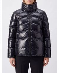 Pinko - Quilted Water-Repellent Nylon Short Puffer Jacket With High Neck - Lyst