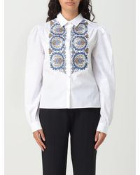 Etro - Shirt In Cotton With Embroidery - Lyst