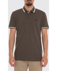 BOSS - Basic Cotton Polo Shirt - Lyst