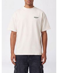 Represent - Crew Neck Cotton T-Shirt With Contrast Logo - Lyst