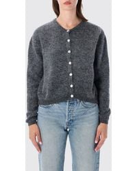 American Vintage - V-Neck Alpaca And Wool Blend Cardigan - Lyst