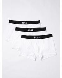 HUGO - Boss 3Pack Cotton Trunks - Lyst