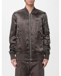 Rick Owens - Cupro And Virgin Wool Bomber Jacket - Lyst