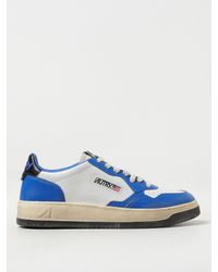 Autry - Super Vintage Sneakers In Used Leather - Lyst