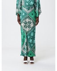 Hanita - Printed Viscose Long Skirt - Lyst