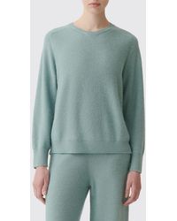 Fabiana Filippi - Wool And Cashmere Crew Neck Jumper With Sequin Embroidery - Lyst