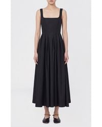 Sportmax - Cotton Midi Dress - Lyst