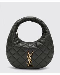Saint Laurent - Icarino Quilted Nappa Hobo Bag - Lyst