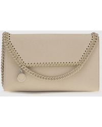 Stella McCartney - Falabella Wallet On Chain Aus Perlenfarbenem Eco Alter Mat - Lyst