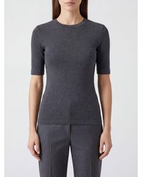 Brunello Cucinelli - Cotton T-Shirt With Nickel-Free Monile - Lyst