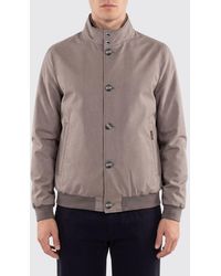 Moorer - Bernie-Pum Polyester Bomber Jacket - Lyst