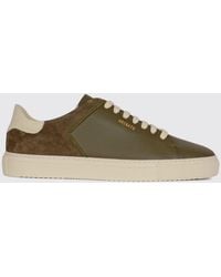 Axel Arigato - Clean 90 Split Bicolor Leather And Suede Low-Top Sneakers - Lyst
