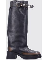 Miista - Knee-High Biker Boots - Lyst