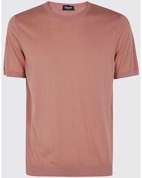 Drumohr - Cotton T-Shirt - Lyst
