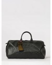 Sprayground - Faux Leather Duffle Bag With Embossed Logo - Lyst