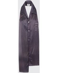 Maison Margiela - Viscose Scarf With Paisley Print And Trompe-L'Œil Design - Lyst