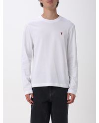 Ami Paris - Cotton T-Shirt With Logo - Lyst