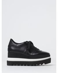 Stella McCartney - Elyse Wedge Derby Shoes - Lyst