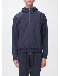 Herno - Technical Fabric Hooded Windbreaker Jacket With Zip Closure - Lyst
