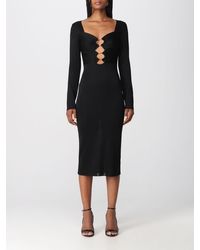 Tom Ford - Viscose Dress With Cut-out Details - Lyst