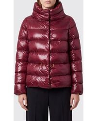 Herno - Short Quilted Ultralight Nylon Down Jacket With High Neck And Drawstring - Lyst