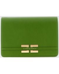 Elisabetta Franchi - Faux Leather Shoulder Bag - Lyst