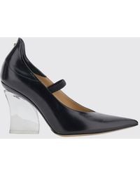 Fendi - Illusion Leather Mary Jane Pumps With Sculptural High Heel - Lyst