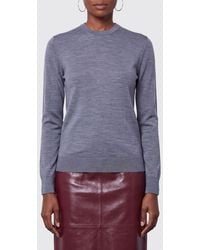 Mrz - Ribbed-Trim Virgin Wool Crewneck Jumper - Lyst