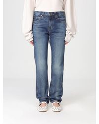KHAITE - Slim Fit Cotton Jeans - Lyst