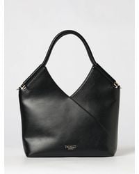 Twinset - Synthetic Leather Shoulder Bag With Double Tubular Handle - Lyst