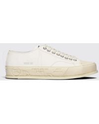 Premiata - Vince Calf Leather Low-Top Sneakers With Rubber Toe - Lyst
