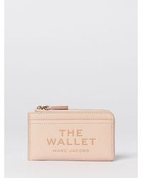 Marc Jacobs - The Top Zip Multi Grained Leather Wallet - Lyst
