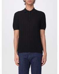 Emporio Armani - Knitted Polo Shirt - Lyst